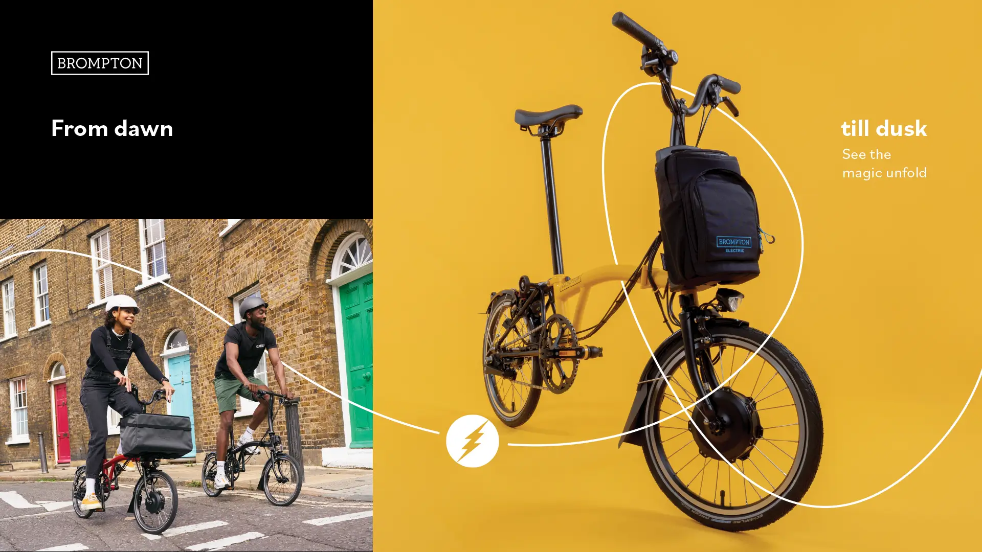Brompton bike in London