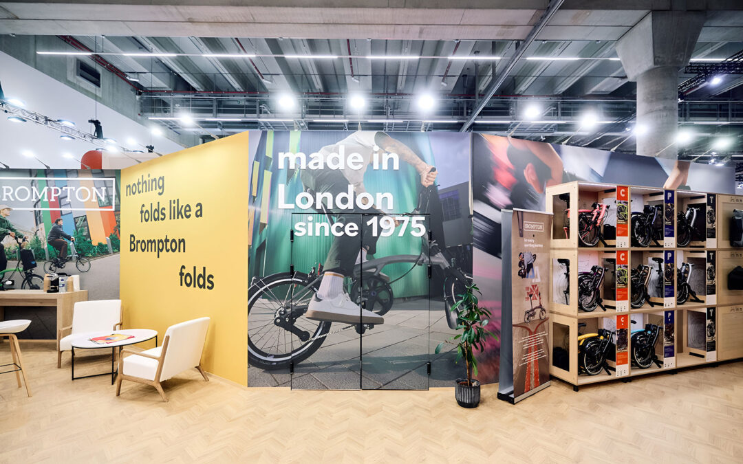 Promoting Brompton’s updated Visual Merchandising at Eurobike 2024